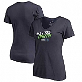 Women Minnesota Timberwolves Fanatics Branded 2018 NBA Playoffs Slogan Plus Size V Neck T-Shirt Navy,baseball caps,new era cap wholesale,wholesale hats